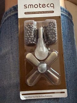 Set of 2 decorative ceiling fan lamp pull cords
