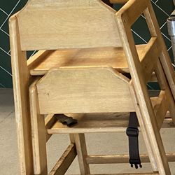 High Chair Wooden
