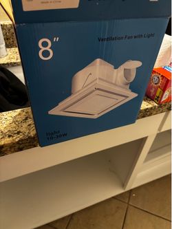 Exhaust fan with LED LIGHT