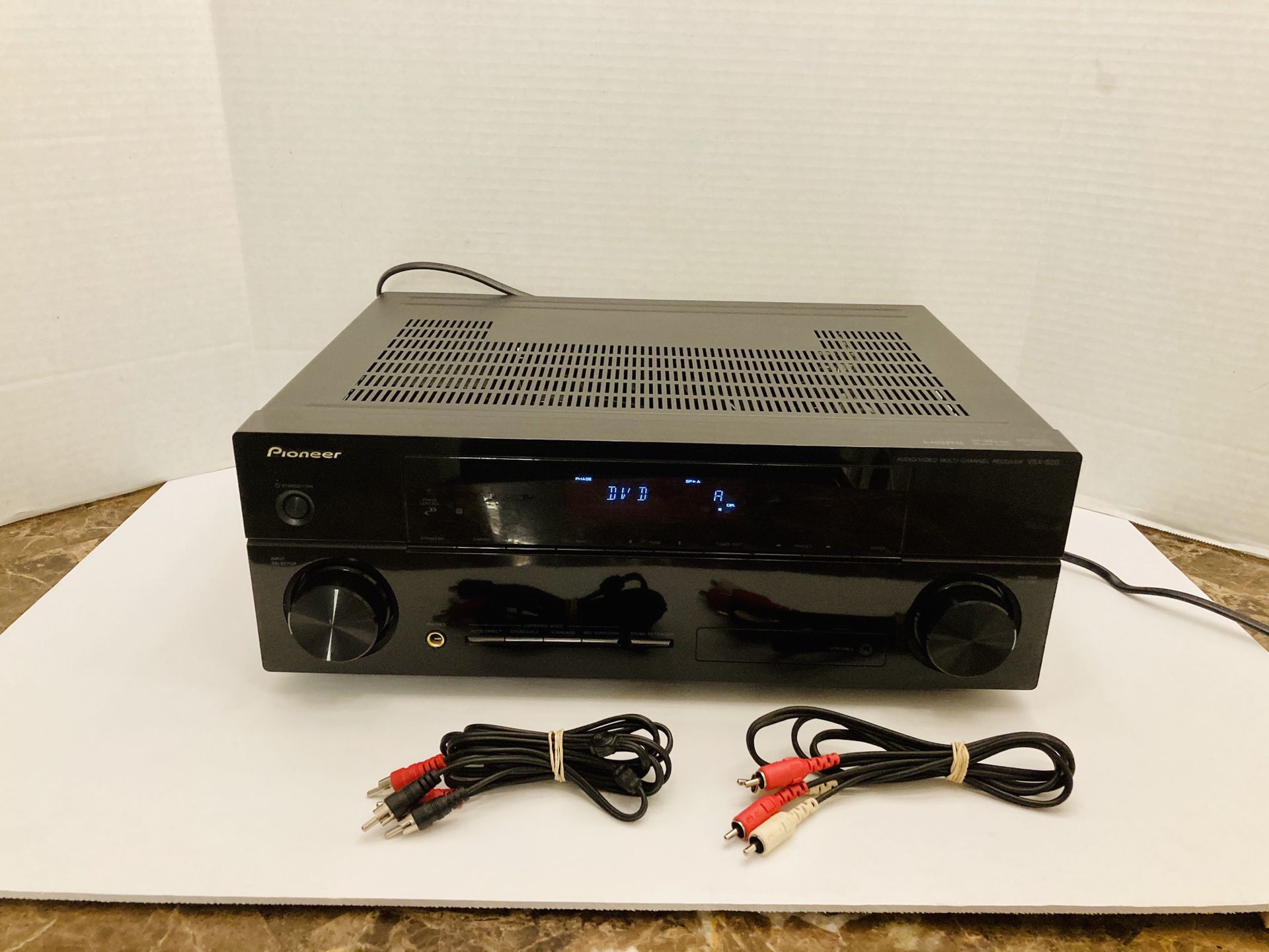 Pioneer VSX-520-K 240 Watt 5.1 Home Theater Surround Sound Receiver Glossy Black