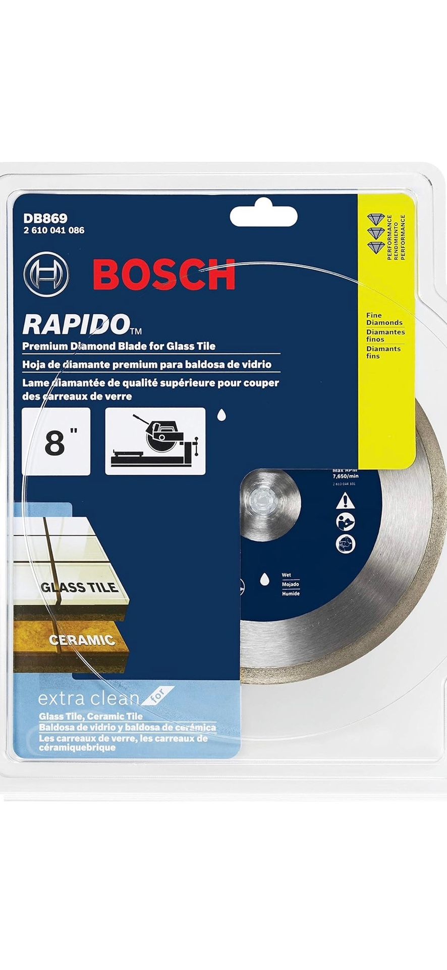 Bosch 8in Diamond Blade BRAND NEW