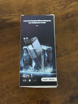 4-in-1 Multi Charging Cable 800mm