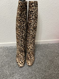 Leopard Print Boots
