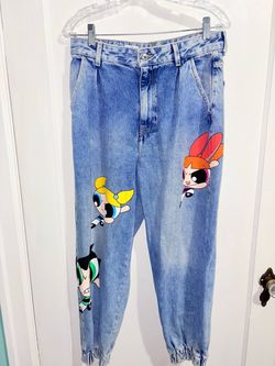 Vintage Bershka Powerpuff Jeans 8