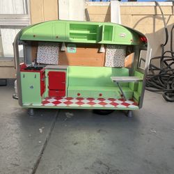 American girl Mary Ellen’s airstream travel trailer for 18 dolls camper New