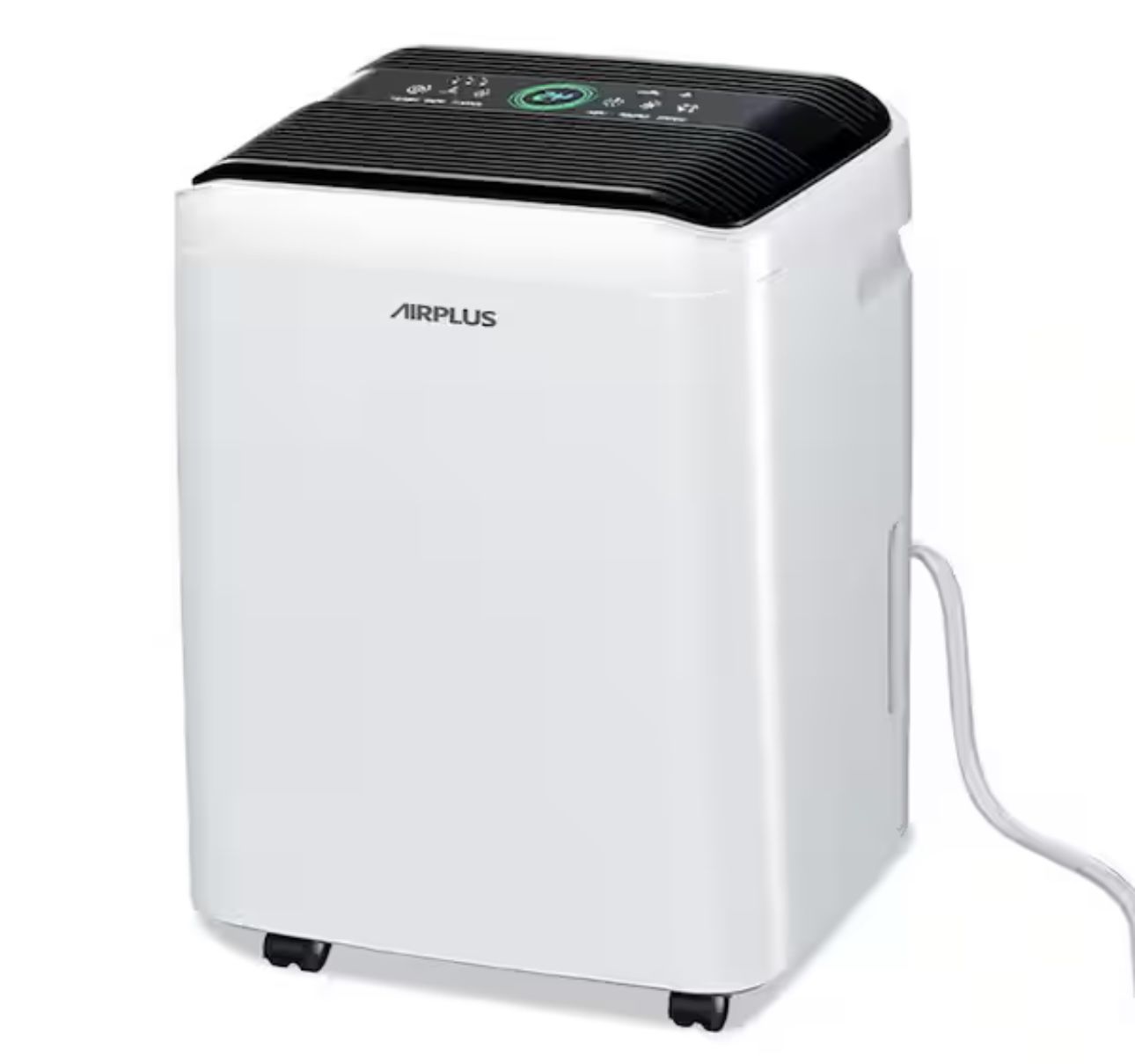50 pt. 4,500 sq. ft. Dehumidifier in White with Drain Hose and Bucket, Auto Defrost, Low Noise, Dehumidify Efficiently