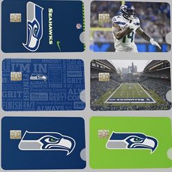 Seattle Seahawks Bank Card Skins Credit Card Skins Sticker