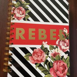 Inspirational Journal For Girls, Hardcover Spiral Notebook, with stickers , FUN