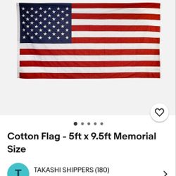 Memorial flag. New inbox.