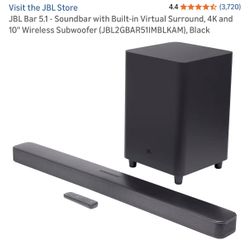 Jbl surround sound, speaker and subwoofer