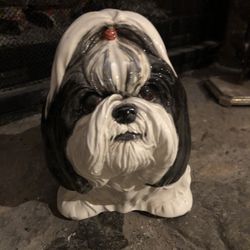 Perfect Pooch Porcelain Life Size Lasa/ 