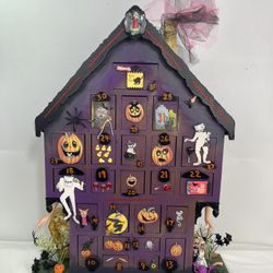 Handmade Halloween Countdown Haunted House –Spooky Advent Calendar with Surprises!