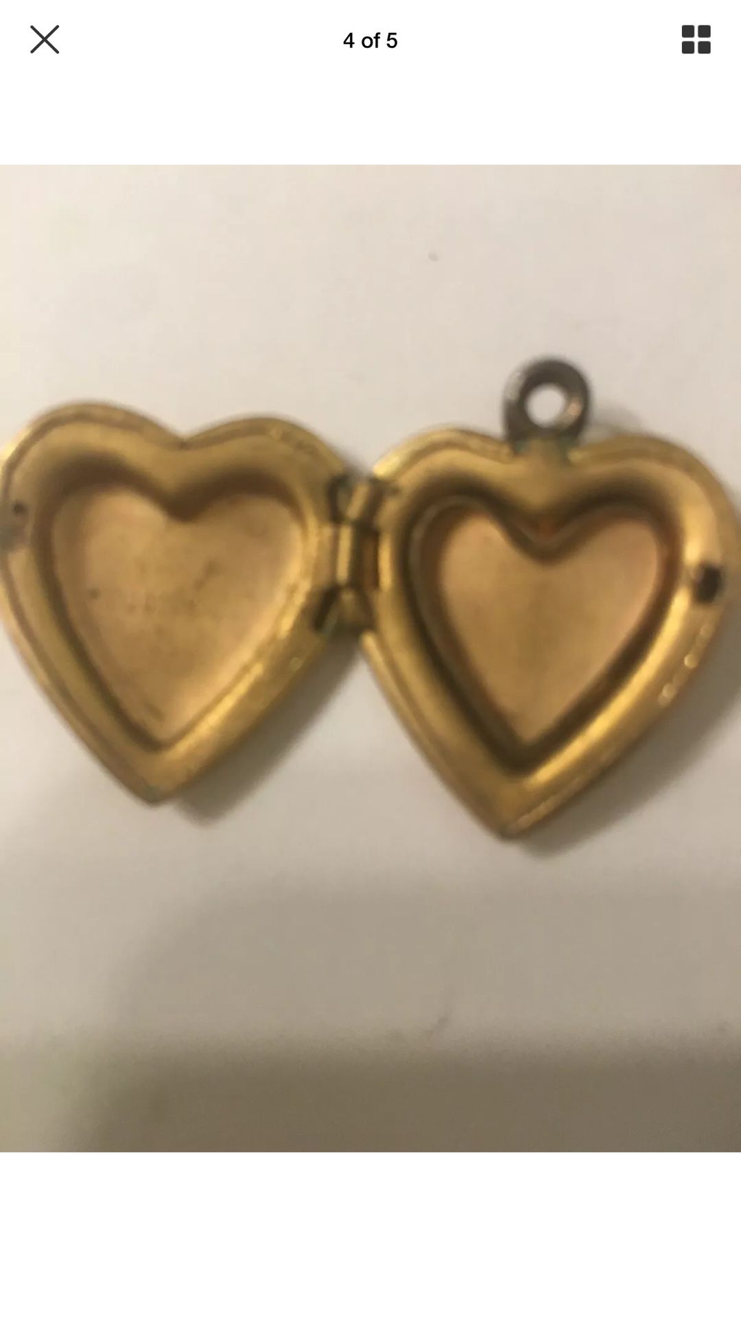 Gold filled harts locker pendant