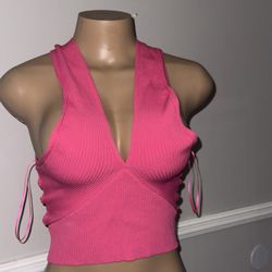 Pink Crop Top 