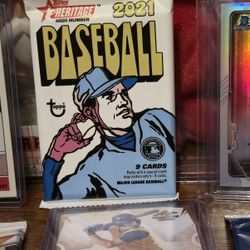 2021 Topps Heritage High Number Baseball Hobby Single Pack.  UNOPENED. NEW