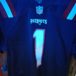 NFL Football Jersey By NFL License... Patriots Number #1 Newton 