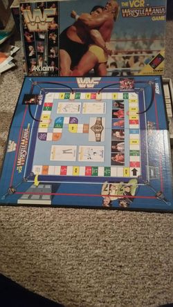 WWF Wrestlemania The VCR Board Game