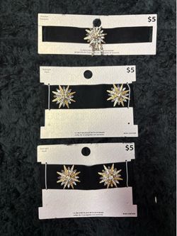 3pc Choker Necklace set