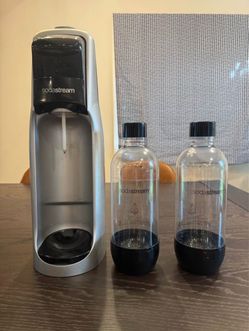 Soda Stream Seltzer Maker & Two Bottles