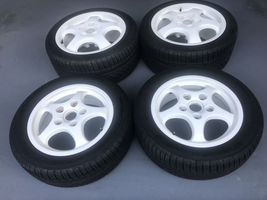Porsche 964 Cup wheels with new tires, Excellent Condition
