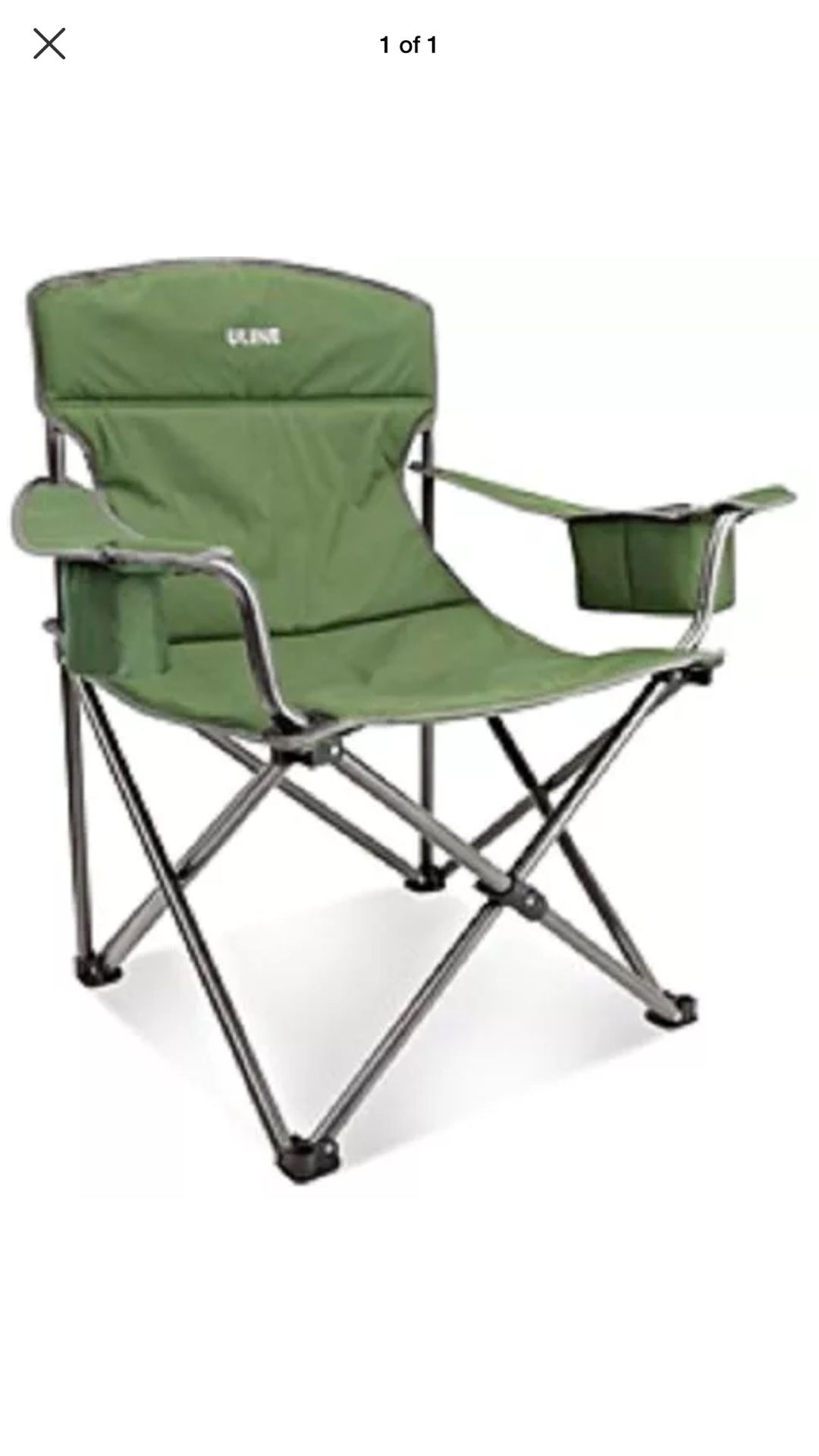 Brand New in the Box Uline Camp Chair Green S-20399G