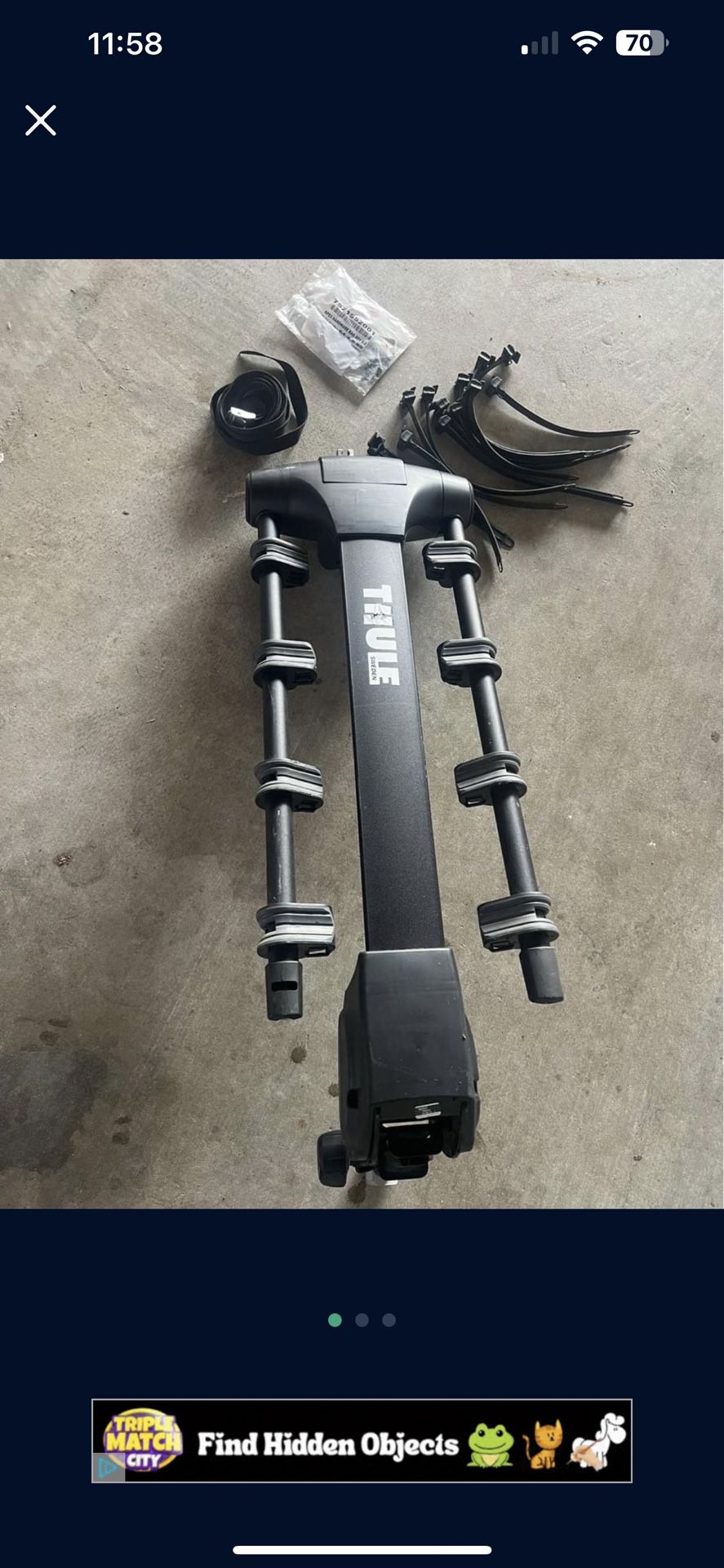 Thule Bike Hitch Rack