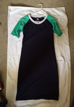 Women’s modest baseball tee dress (S)