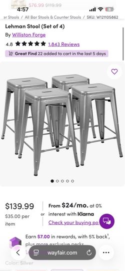 Metal Bar Stools