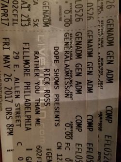 Rick Ross Tonight!! @ the Filmore