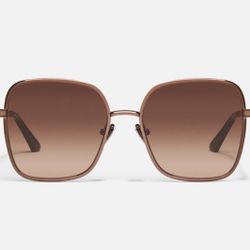 Quay Australia 5TH AVE chocolate frame/brown fawn lens Sunglasses •BNWT•