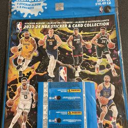 PANINI NBA STICKER & CARD COLLECTION 2023-24 STARTER PACK NEW