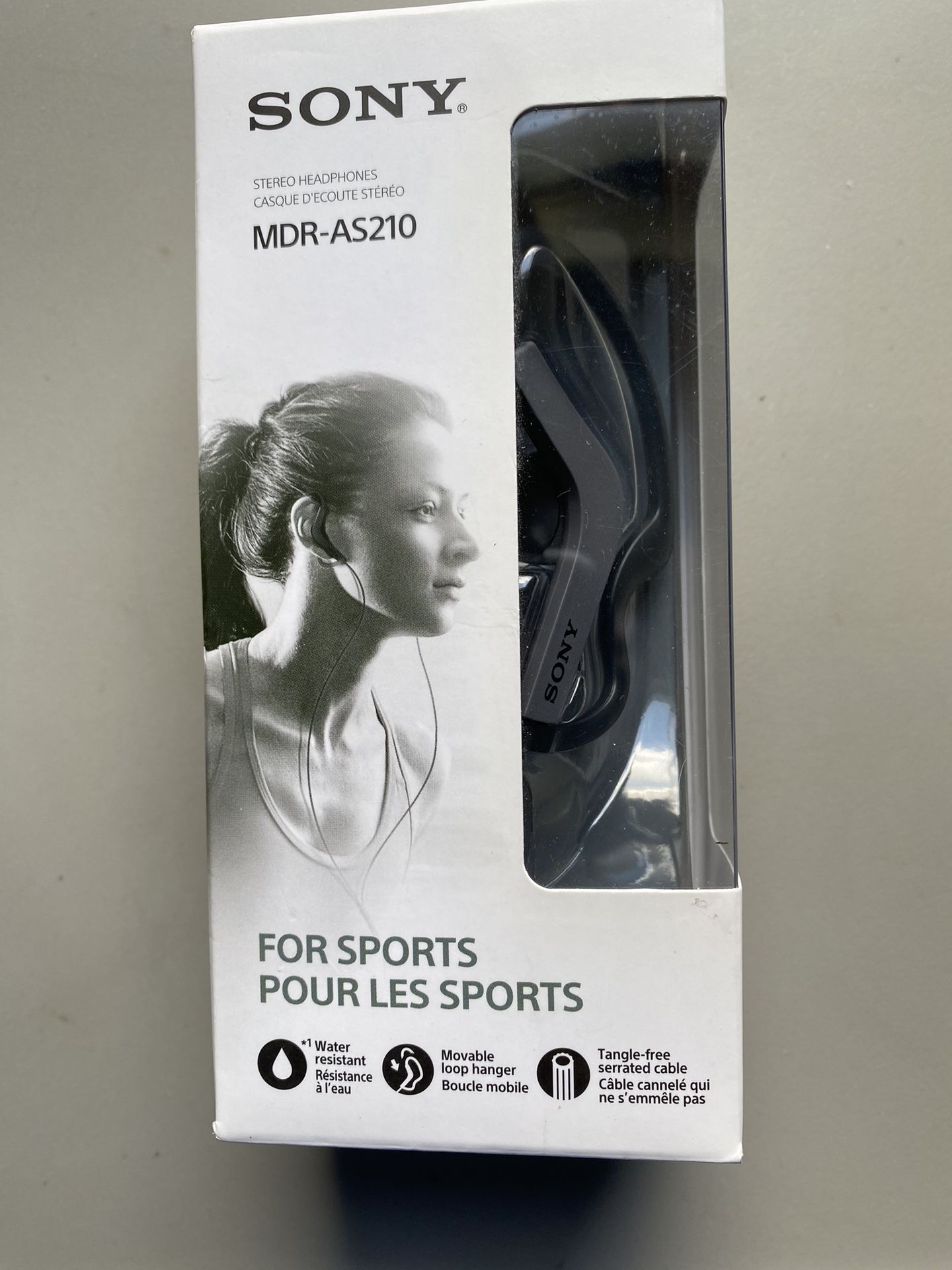 Sony MDR-AS210 Wired Stereo Headphones (New )