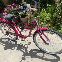 schwinn bike beach cruiser 7-speed