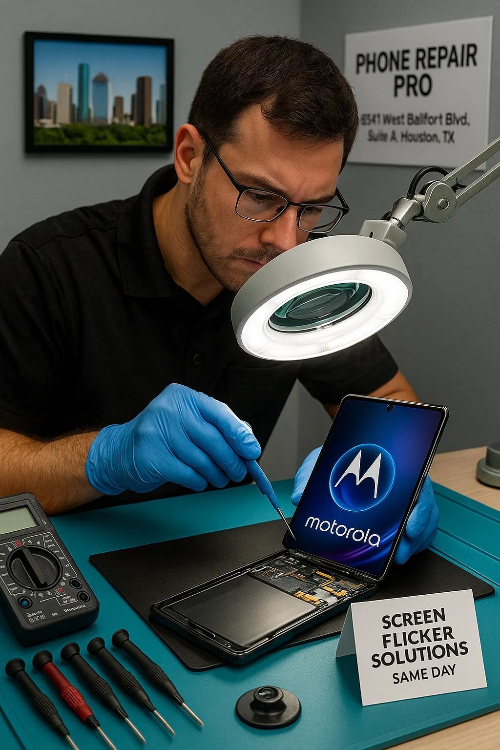 “Motorola Edge – Screen Flickering & Touch Glitch Solution”