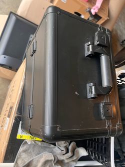 Black makeup case