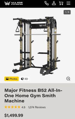 🆕️Major Fitness B52 All-In-One Home Gym Smith Machine factory sealed