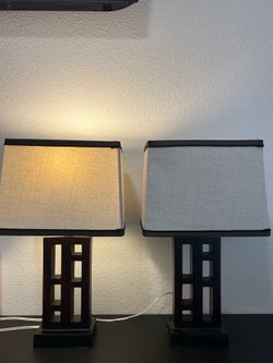 Pair of lamps