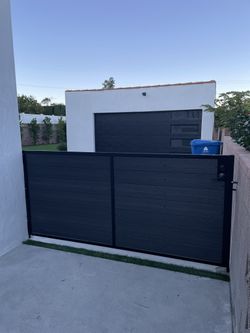 8 Long By 4 High  composite Wooden Gate 