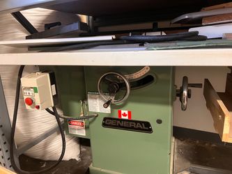 General 650 10-inch tilting-arbor table saw