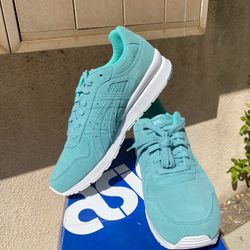 Asics Gt ii Real Leather Sneaker Mint Green H7J6L 8888