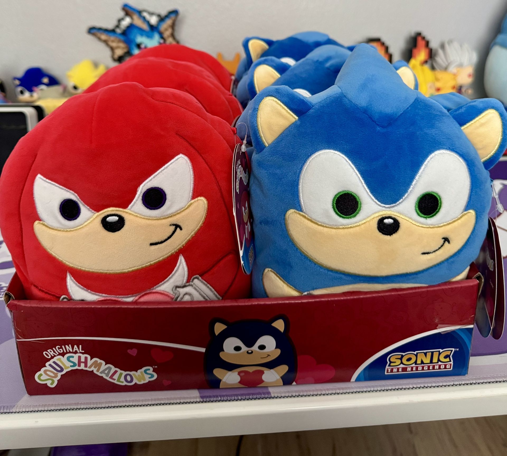 Sonic The Hedgehog Valentines Day Exclusive Squishmallow 8 In. Plush