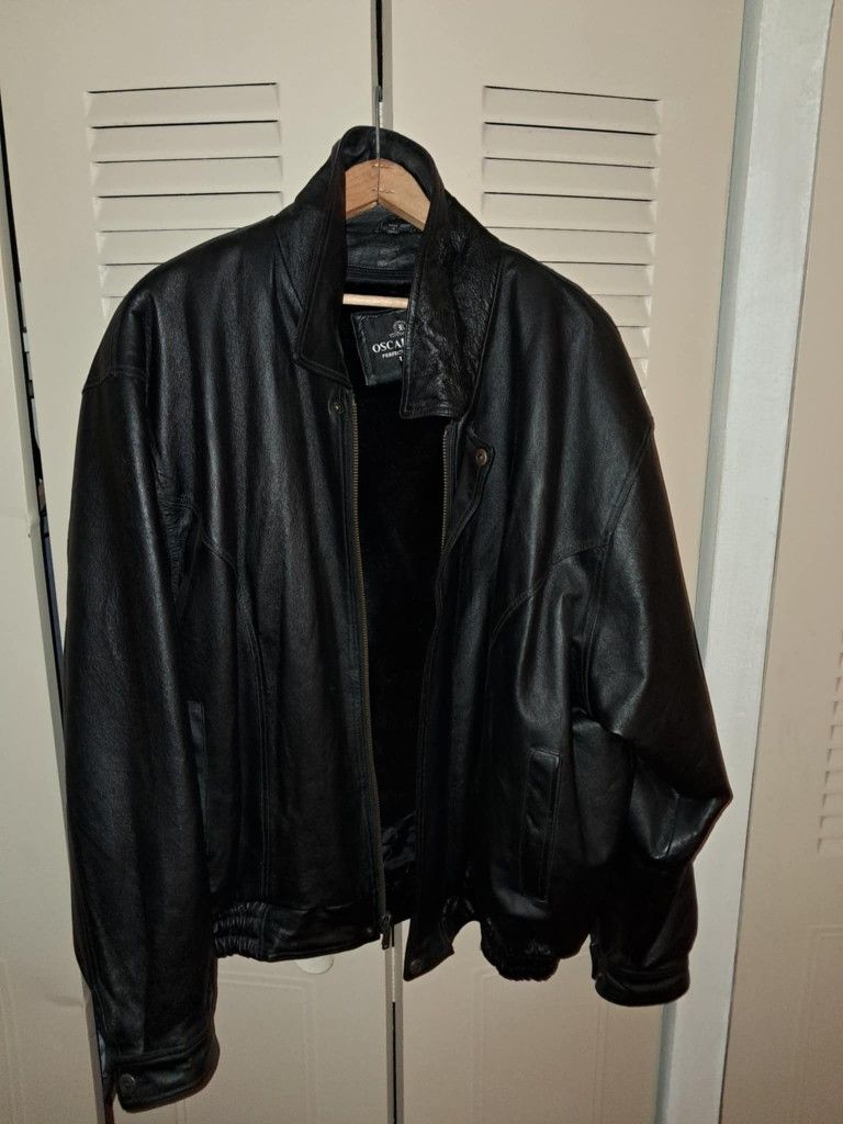 Oscar Piel Men's Leather Jacket