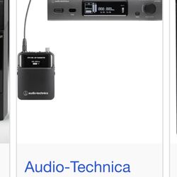 Audio Teknica Wireless Microphone And Receiver
