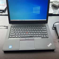 Lenovo ThinkPad L470 14” Laptop 2.6ghz Core i5-7300U 8gb RAM 256gb SSD Win 10 Pro 