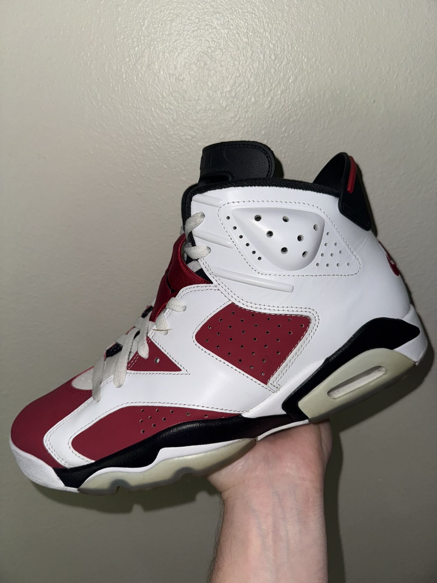 Jordan retro 6 Carmine 2021 Release Size 12 Men’s Nike Air Sneakers Shoes
