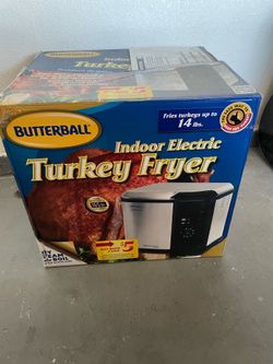 Butterball Professional Stainless  Indoor Electric Turkey Fryer 14lbs