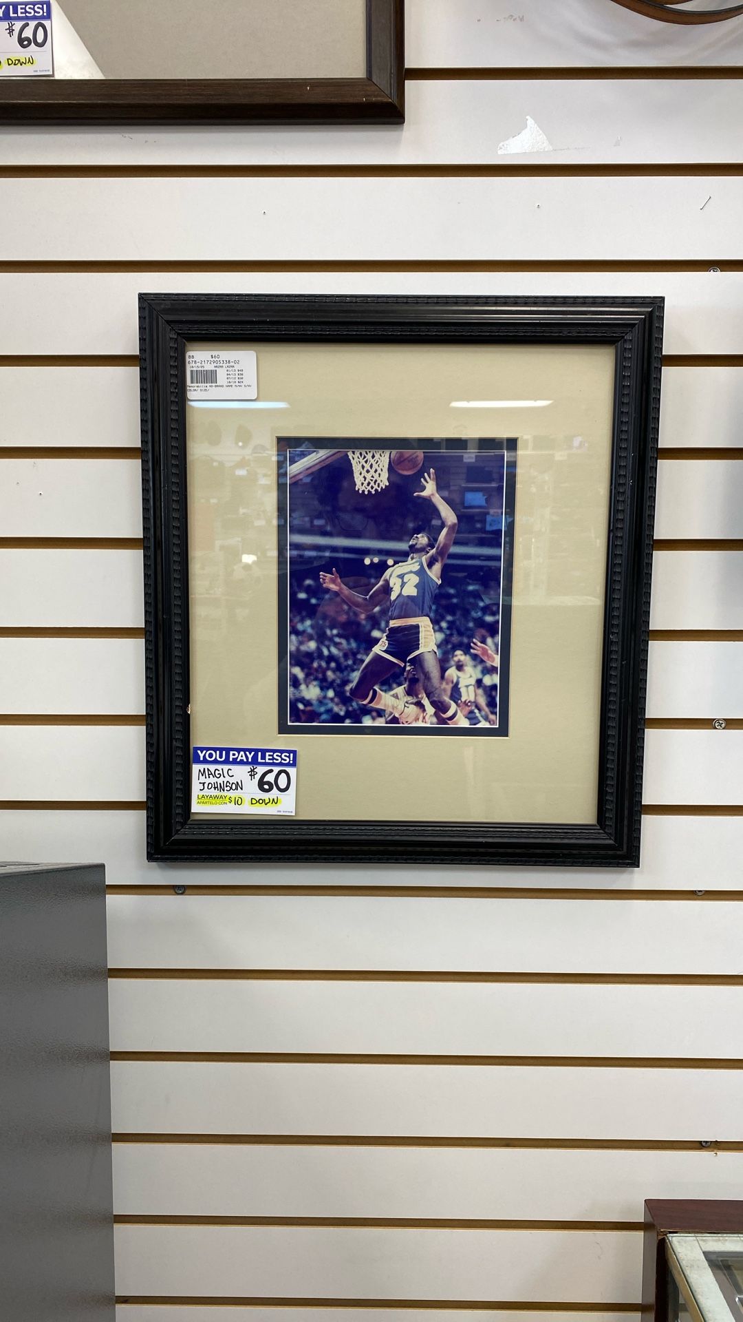 Magic Johnson/isiah Thomas Autograph W Coa