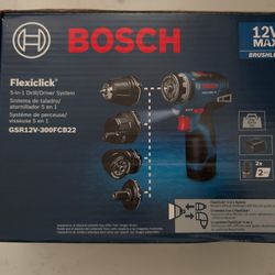 Bosch 12v Flexiclicks 5-in-1 Drill/Driver