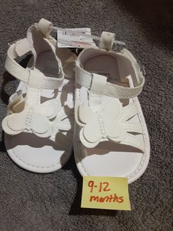 Baby carters sandals size 9-12 months new