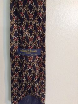 Ashford and Brooks silk tie men's